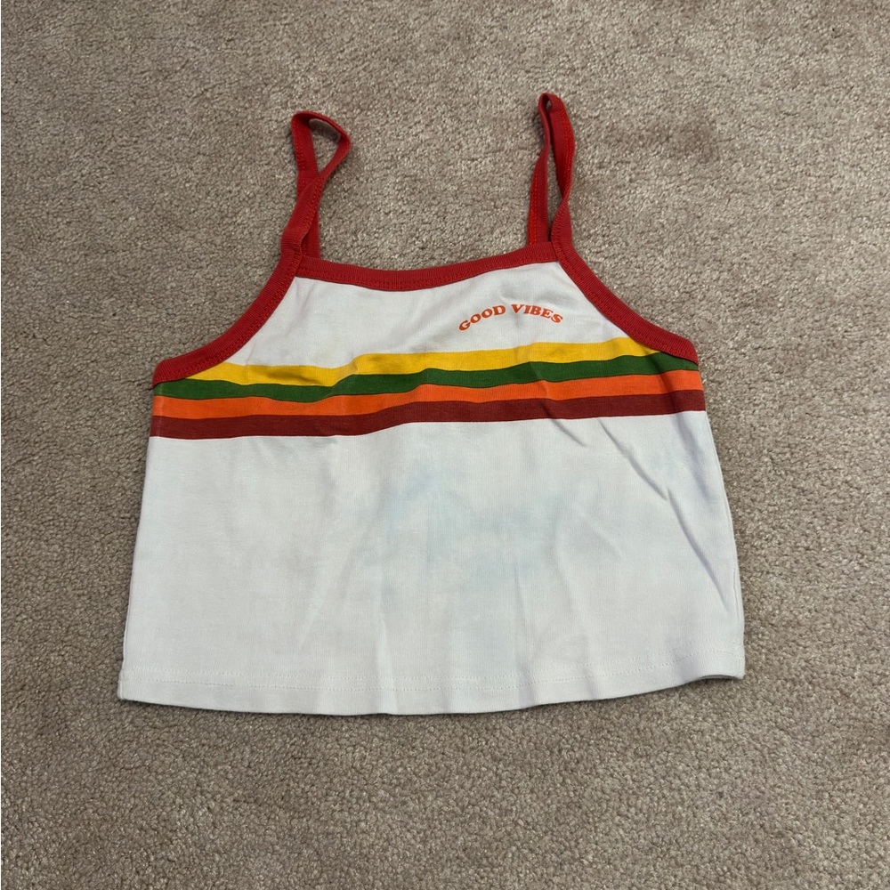 Good vibes forever 21 tank